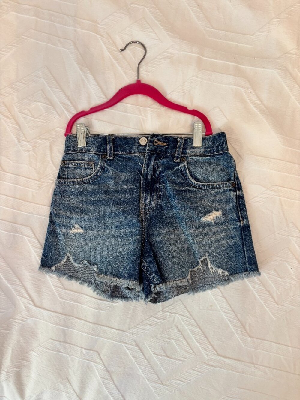 LIKE NEW: Zara Denim Shorts-GIRLS Size 12-13